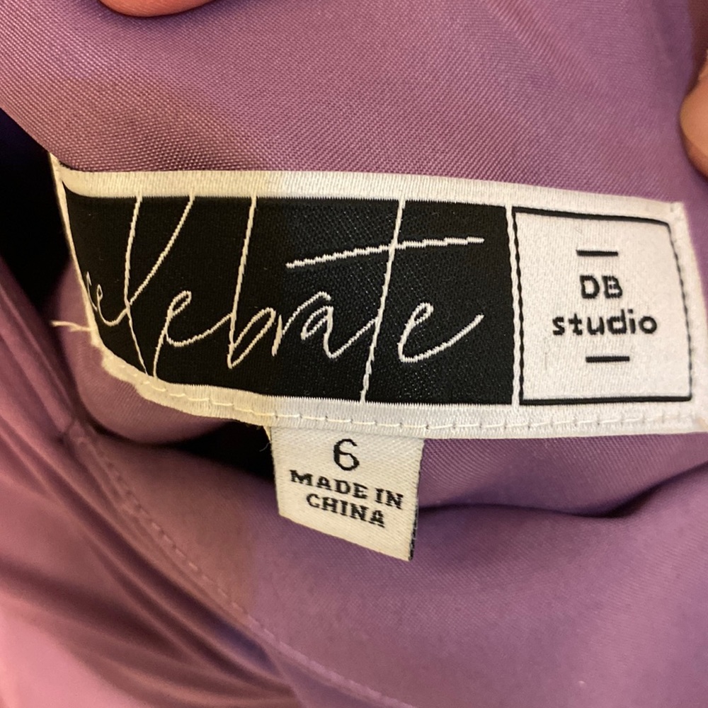 Lavender bridesmaid dress